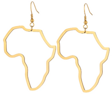 Load image into Gallery viewer, Africa Earrings and Necklace Bundle
