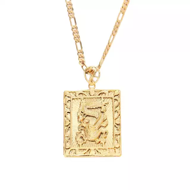 Umilele Dragon Pendant Gold | Unisex Jewelry | Umilele Jewels 