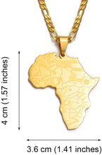Load image into Gallery viewer, Africa Map Pendant
