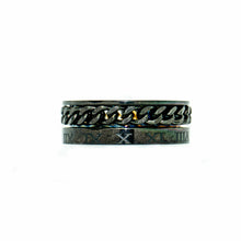 Load image into Gallery viewer, Umilele Rotator Ring Black | Unisex Jewelry | Umilele Jewels 
