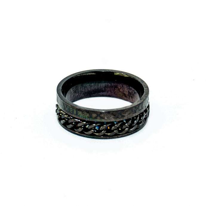Umilele Rotator Ring Black | Unisex Jewelry | Umilele Jewels 