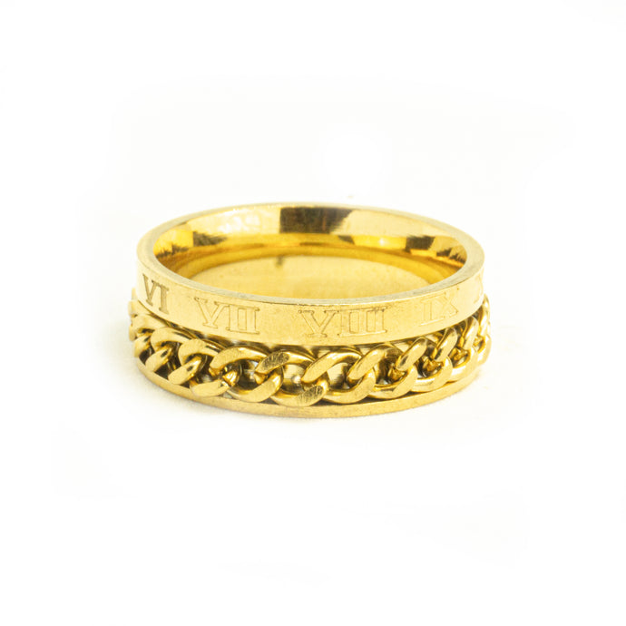 Umilele Rotator Ring Gold | Unisex Jewelry | Umilele Jewels 