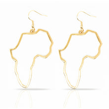 Load image into Gallery viewer, Umilele Africa Map Earrings - Umilele Jewels
