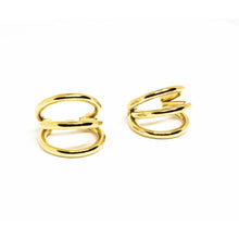 Load image into Gallery viewer, Umilele Triple Threat Loops Earrings - Umilele Jewels
