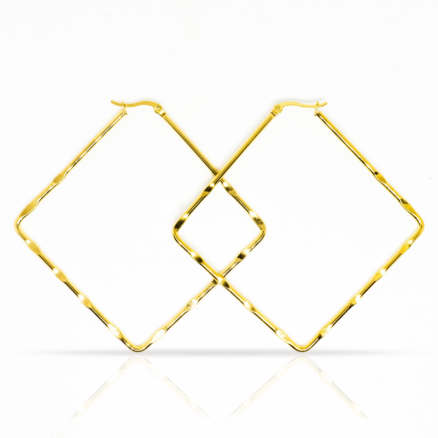 Umilele Geometric Hoops Earrings - Umilele Jewels