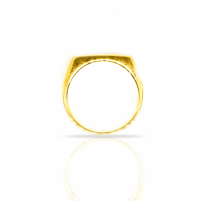 Umilele Square Gold Signet Ring - Umilele Jewels