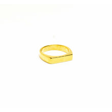 Load image into Gallery viewer, Umilele Square Gold Signet Ring - Umilele Jewels
