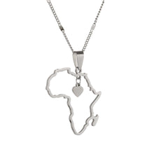 Load image into Gallery viewer, Africa Map Necklace
